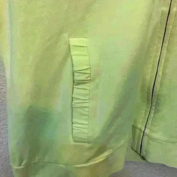 Pendleton swimsuit cover up sz M summer vaca beach resort yellow light green - Picture 5 of 8